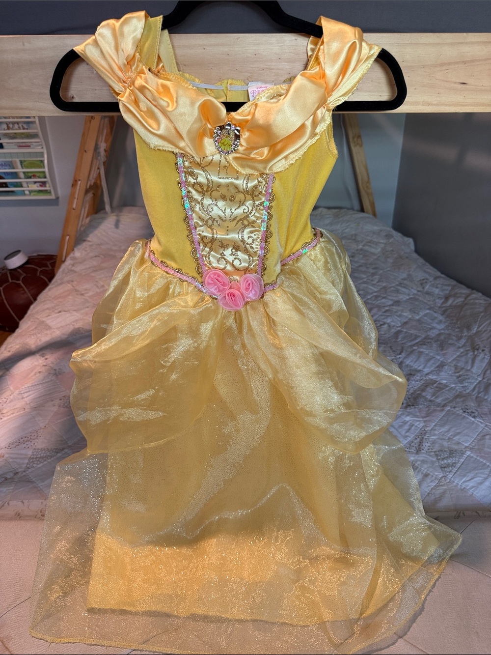 Belle Princess Girls' Costume Beauty and the Beast 5T 6T
